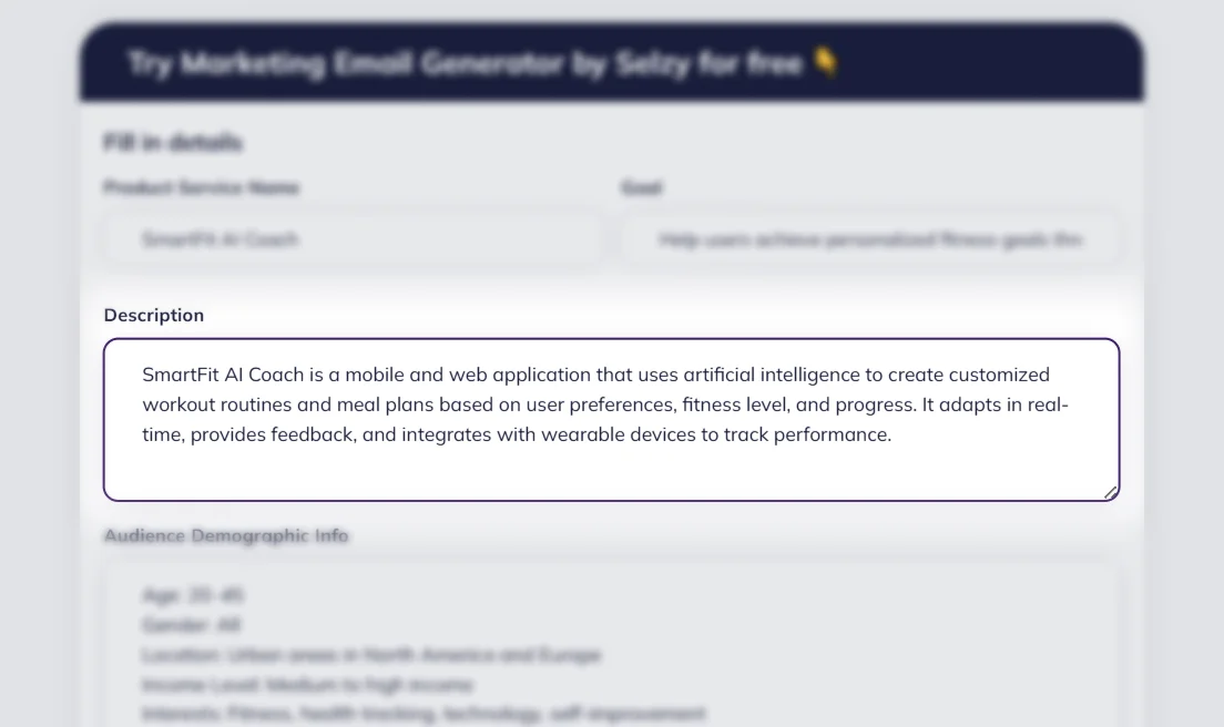 Briefly describe your product and explain how customers benefit from it.