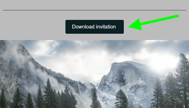 The link on the button reads “Download invitation.”