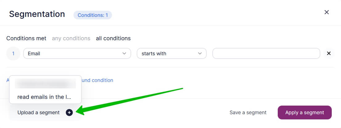 Where to look for the saved segments.