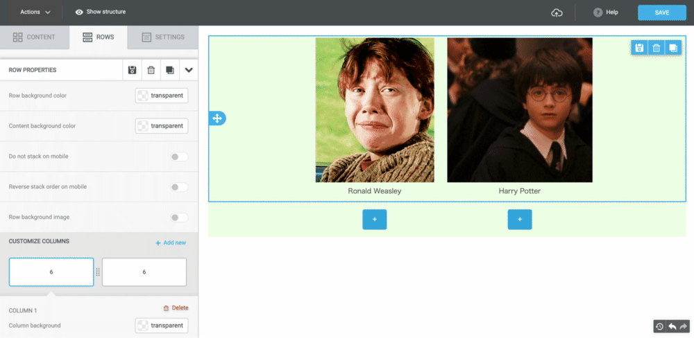 Embedding a Gif Image in the Selzy Builder