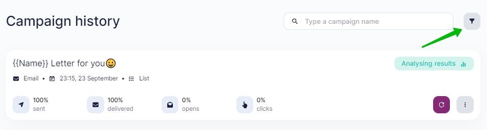 How to use report filters