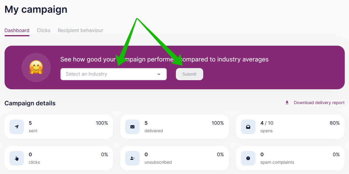 Select your industry to compare.