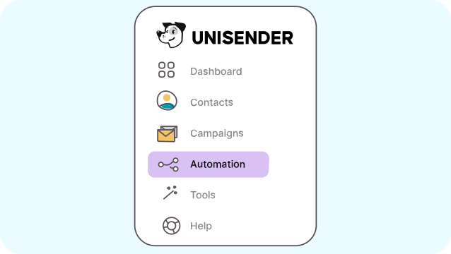 From Dashboard, go to Automation