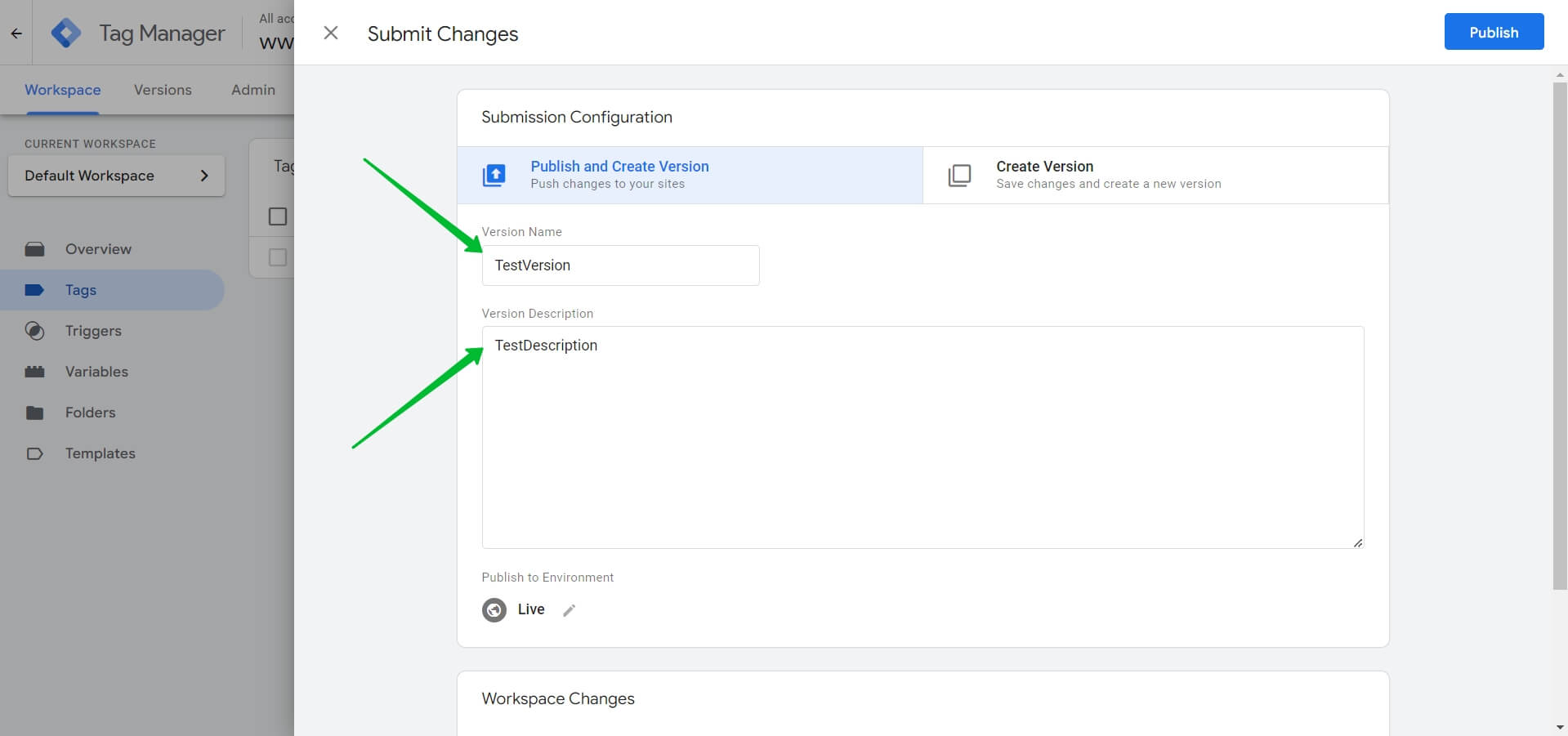 Naming the form and giving it a description