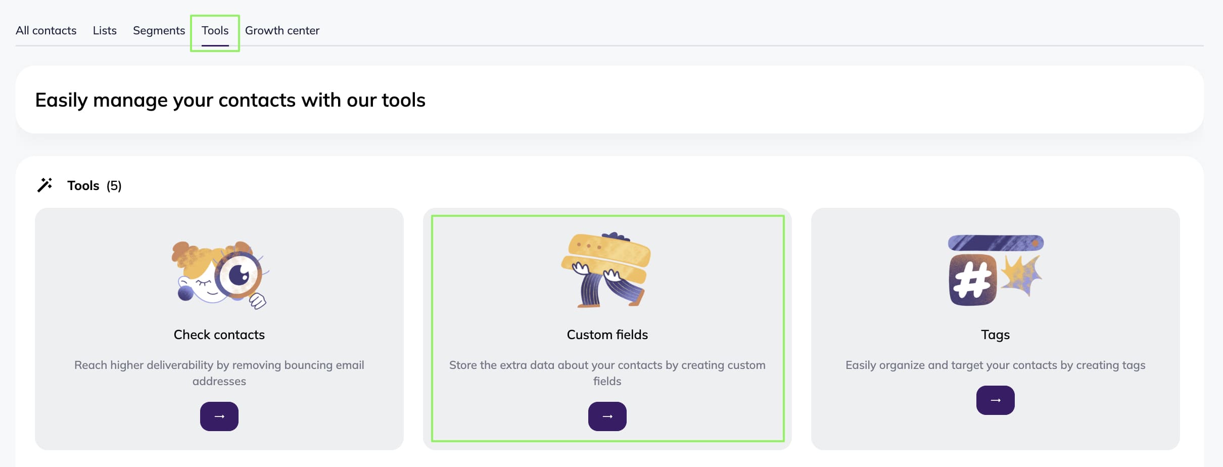 Creating custom fields