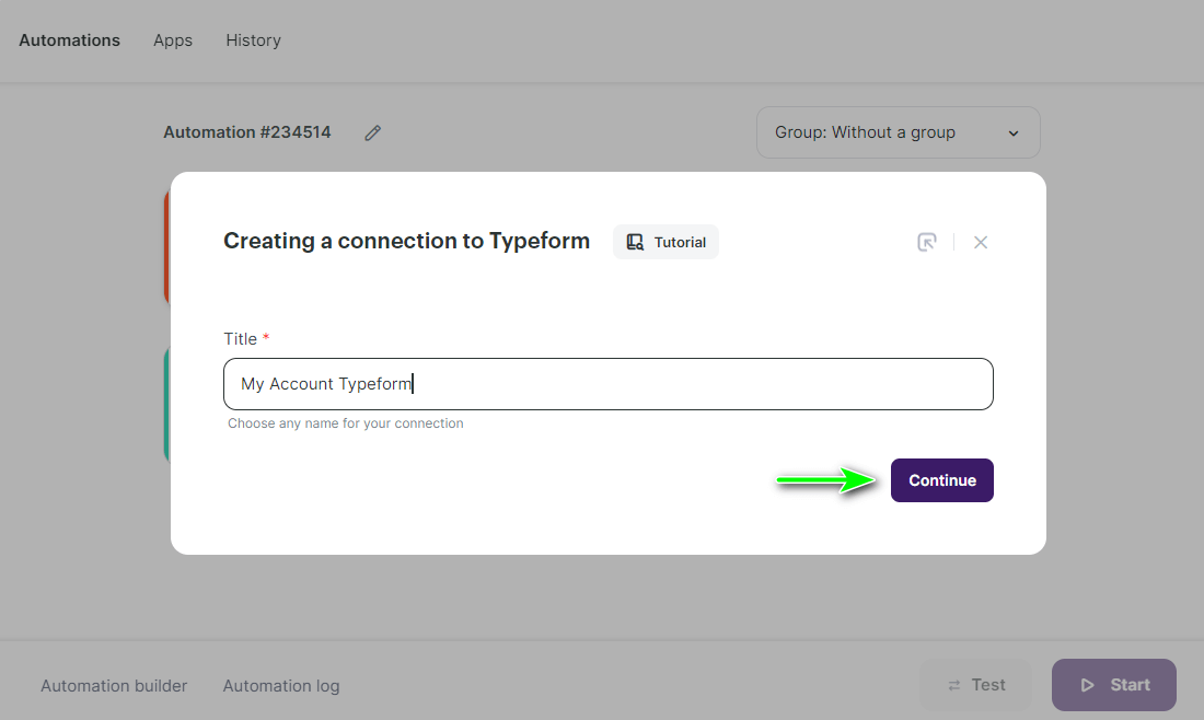 How to connect Selzy with Typeform 