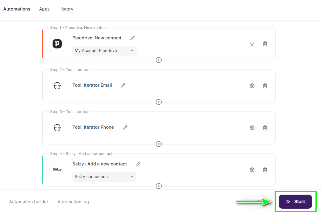  How to connect Selzy with Pipedrive 