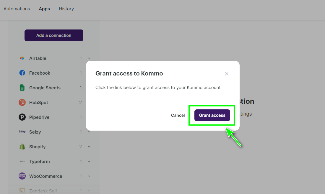 How to integrate Selzy with Kommo 