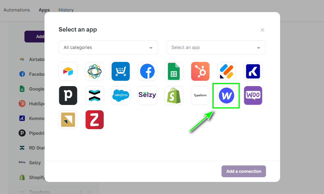 How to connect Selzy with Webflow 