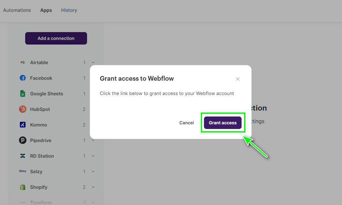  How to connect Selzy with Webflow 