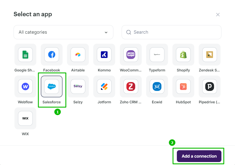 How to connect Salesforce with Selzy