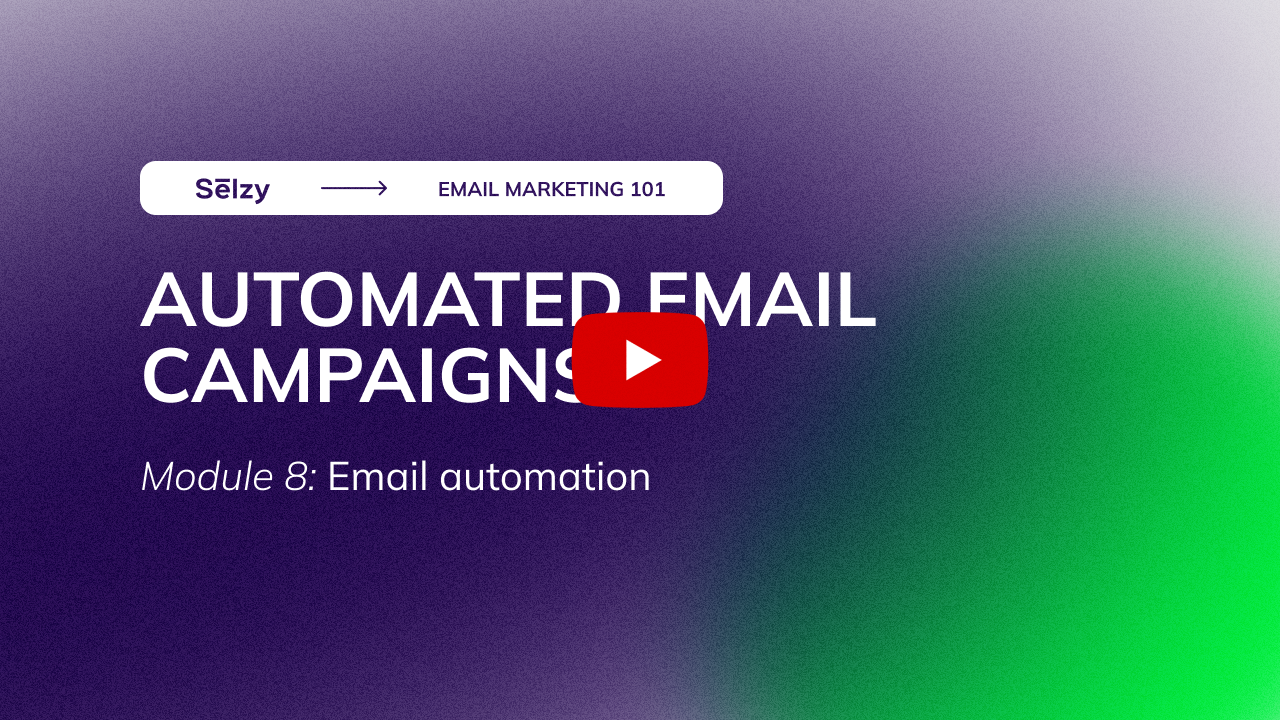 Lesson 20: Automated email campaigns
