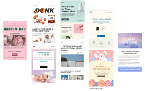 Email template design services