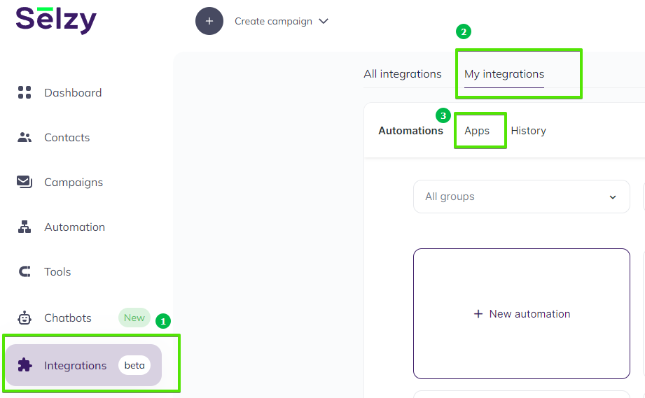 How to connect noCRM with Selzy