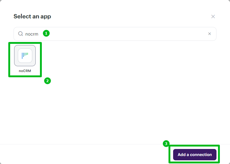 How to connect noCRM with Selzy