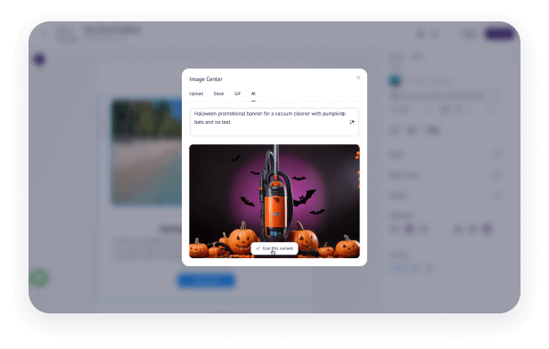 Selzy's Halloween email template generation