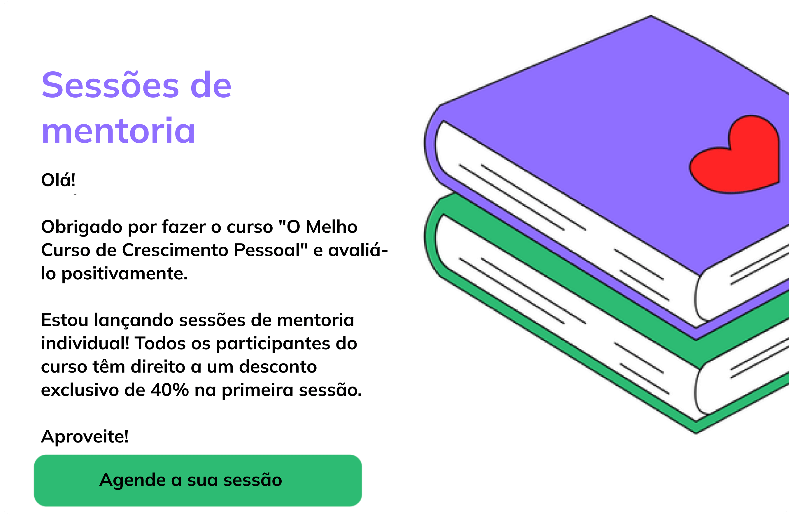 modelo de e-mail apresentando um design personalizado