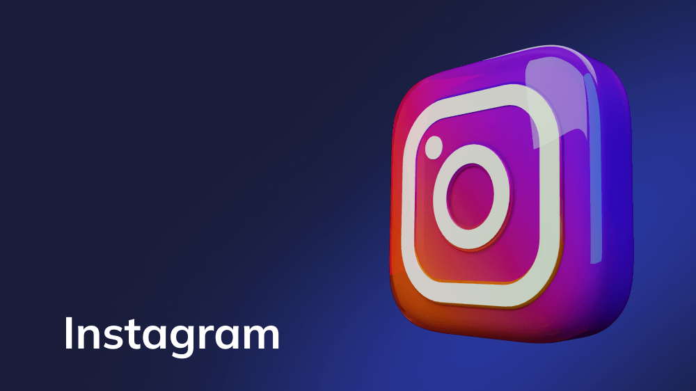 Uma representação visual do logotipo do Instagram