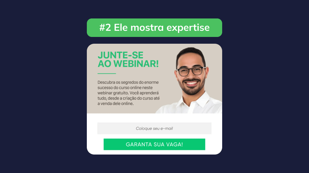 Um exemplo de um lead magnet que demonstra expertise, com design profissional e conteúdo informativo para atrair clientes em potencial