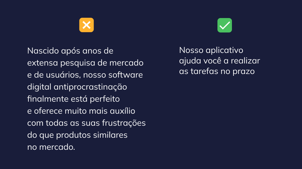 A comunicação clara é essencial; use uma linguagem simples e frases curtas para uma rápida compreensão pelo seu público