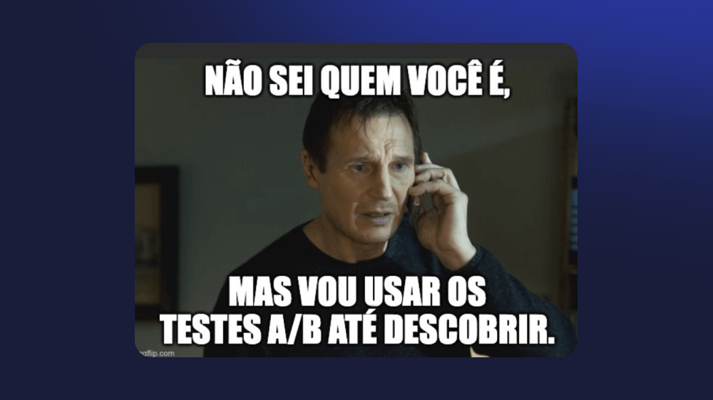 Um meme A/B apresentando uma comparação divertida envolvendo testículos, exibindo situações contrastantes para efeito cômico.