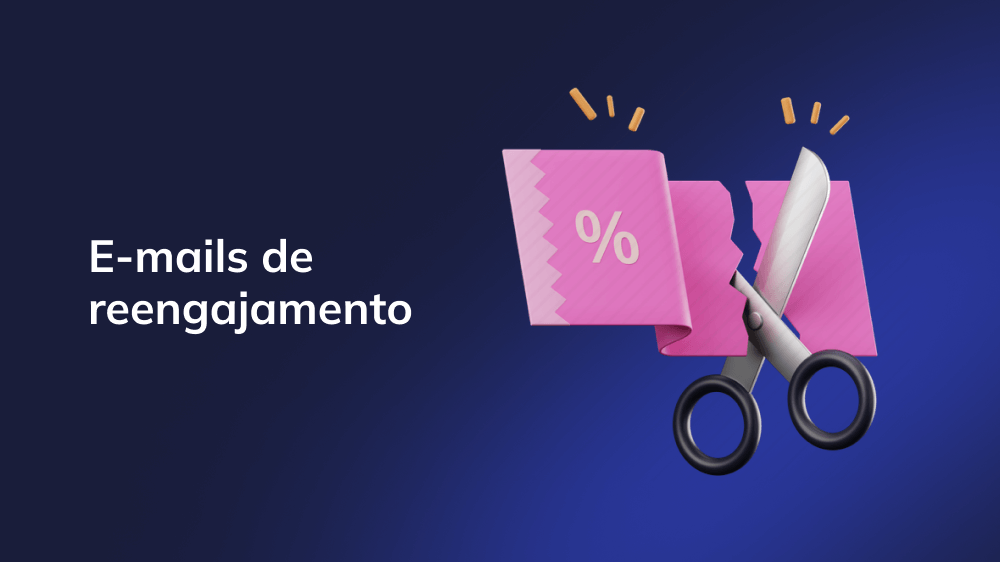 Uma ilustração mostrando estratégias de reengajamento por e-mail para reconectar-se efetivamente com assinantes inativos.