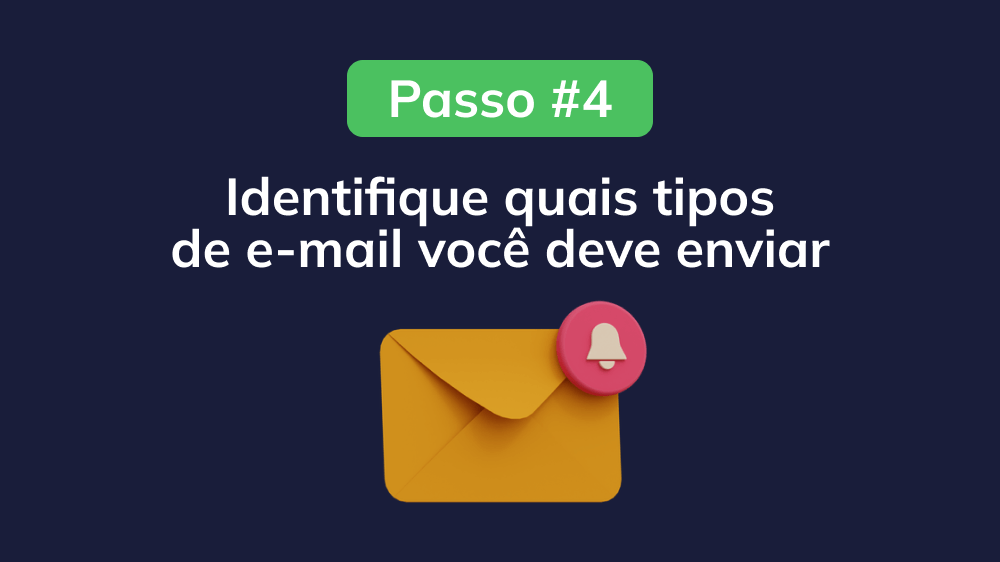 Um visual que identifica diferentes tipos de e-mail e estratégias para organizar suas campanhas de marketing.