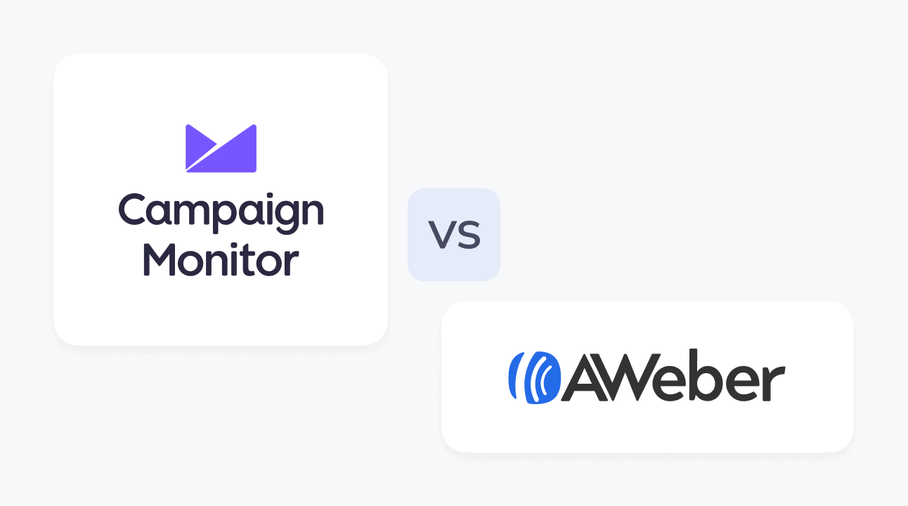 Campaign Monitor vs AWeber