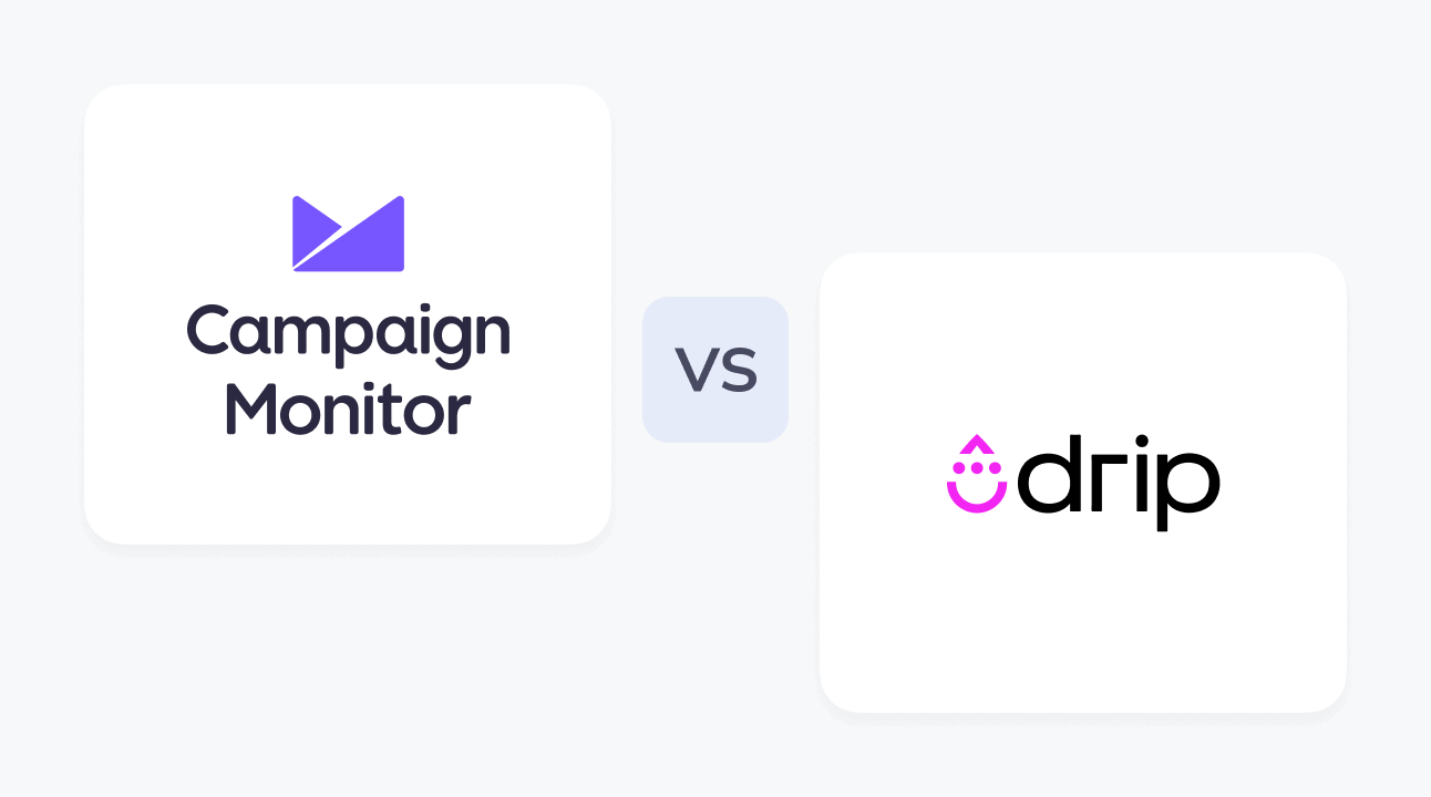 Campaign Monitor vs Drip comparison