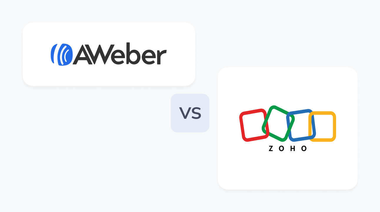 AWeber vs Zoho Campaigns