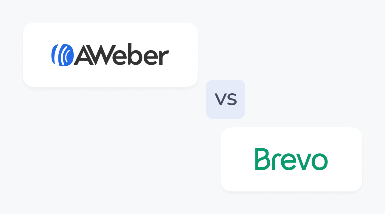 AWeber vs Brevo comparison