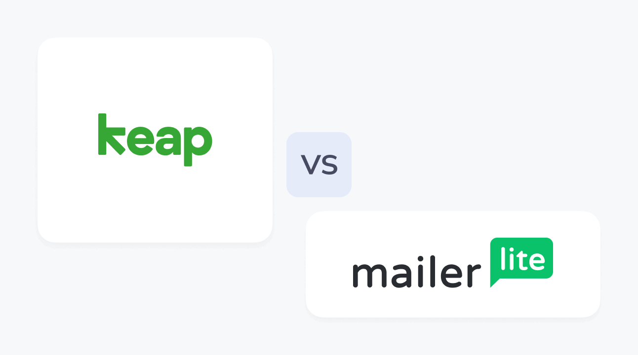 Keap vs MailerLite comparison