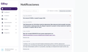 Reciba notificaciones