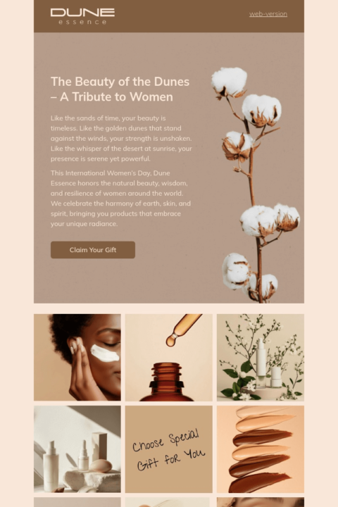 Women's Day email template