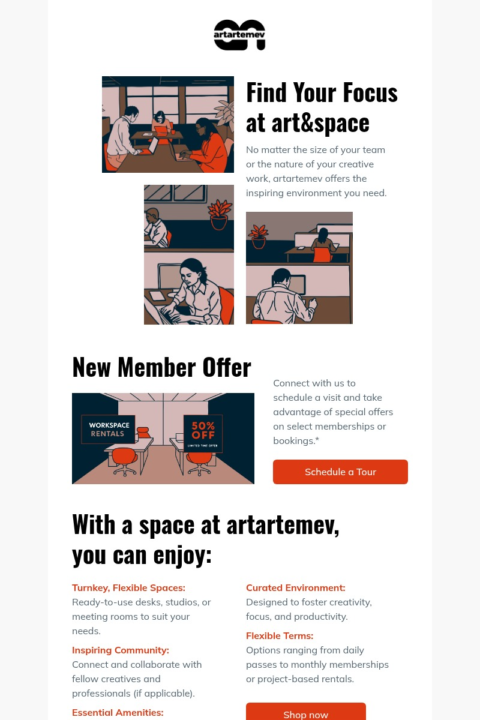 Office email template