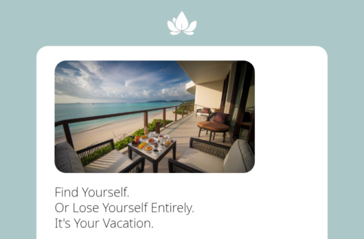 Lotus email template for desktop