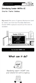 AI Launch email template for mobile